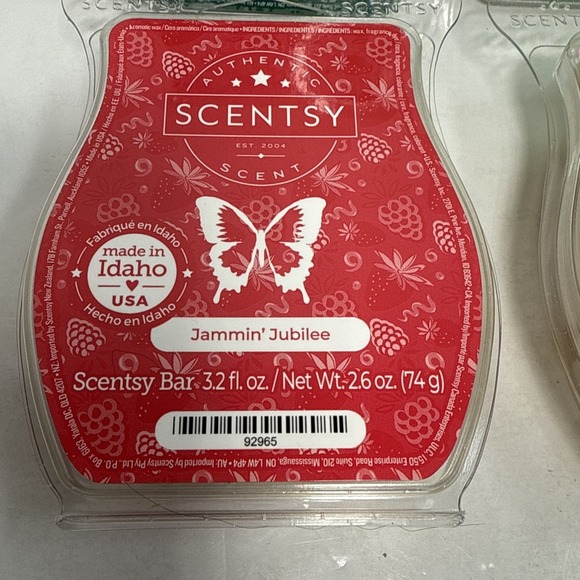 scentsy wax bars bundle STRAWBERRY & PEAR BLOSSOM X 4 NEW - Picture 2 of 6